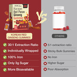 Sapotax Ginseng Gummies with Korean Red Panax Ginseng