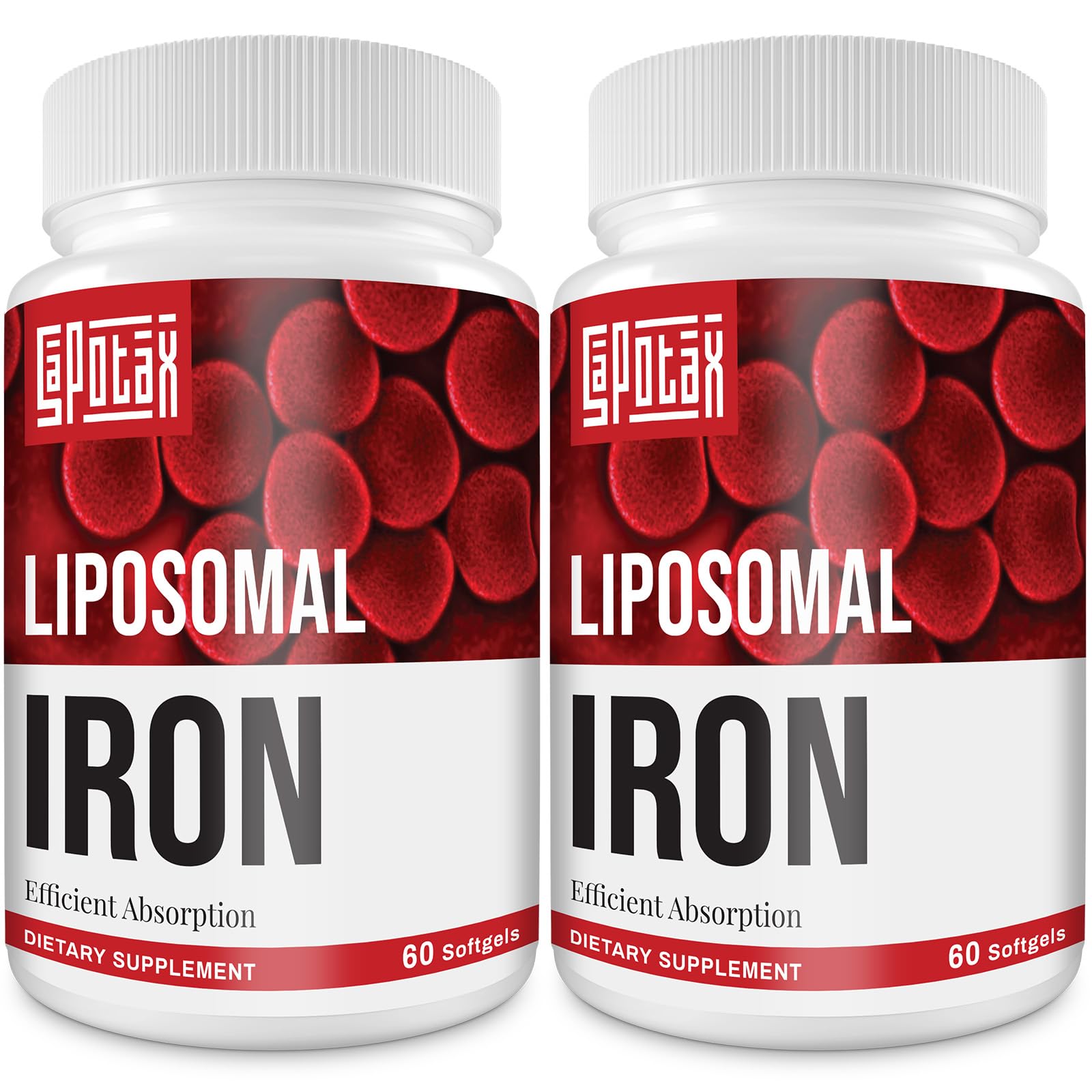 Sapotax Iron Supplement 65mg softgel front view