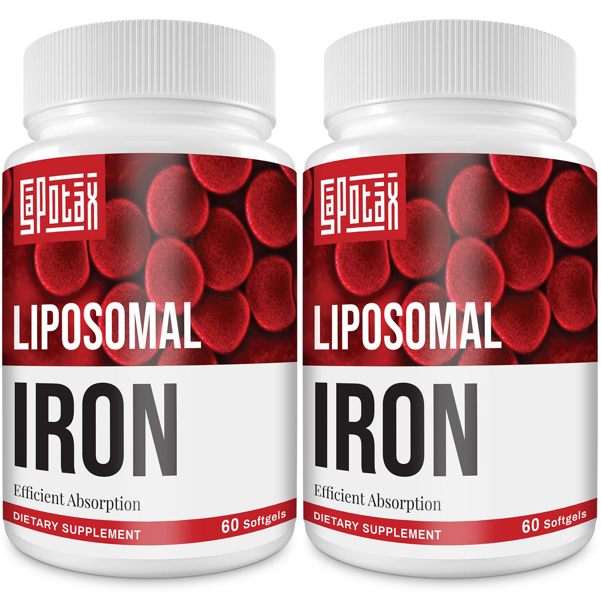 Sapotax Iron Supplement 65mg softgel front view