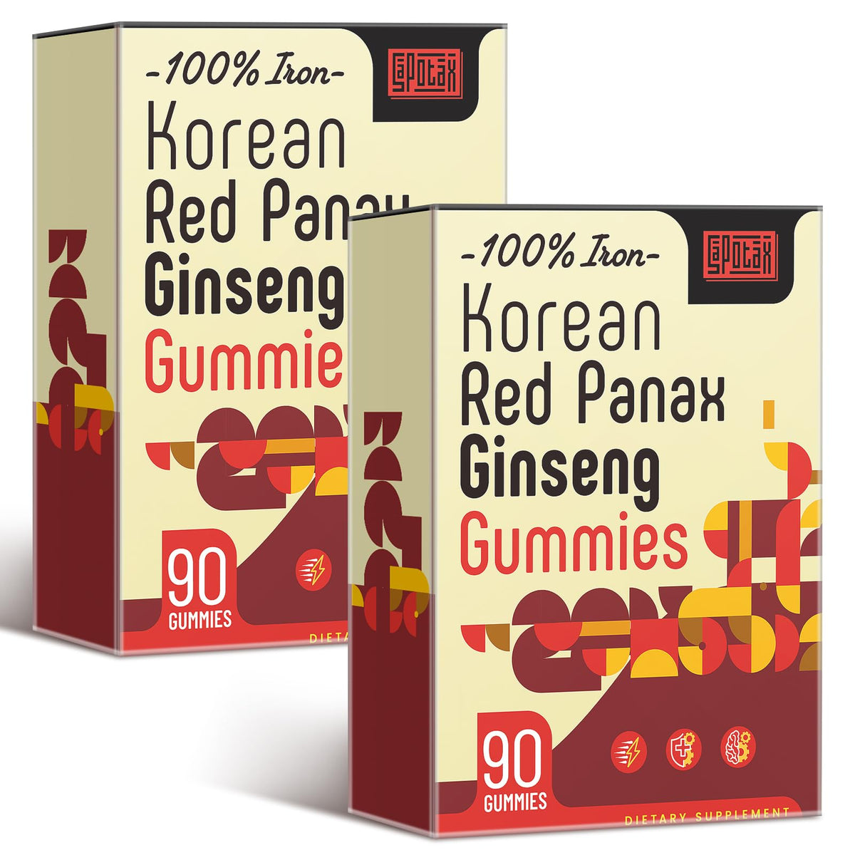 Sapotax Korean Red Ginseng Gummies front view