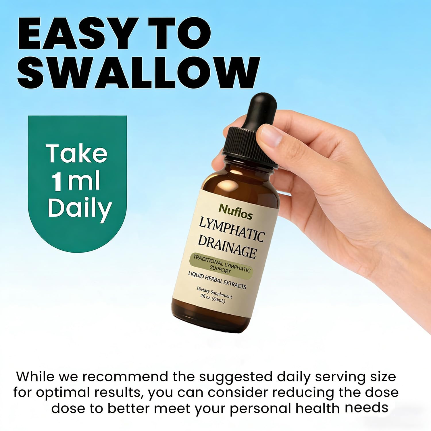 SAPURAIS Natural Herbal Lymphatic Support Drops packaging