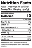 Sari Foods Co Acacia Fiber Powder 850g serving suggestion