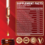 Satoomi 11in1 Mushroom Complex Liquid Supplement 30ml bottle with dropper