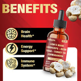 Satoomi 11in1 Mushroom Complex Liquid Supplement 30ml with ingredients list