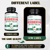 Satoomi Berberine Capsules with Organic Ceylon Cinnamon ingredients