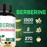 Satoomi Berberine Complex Plus Ceylon Extract capsules close-up