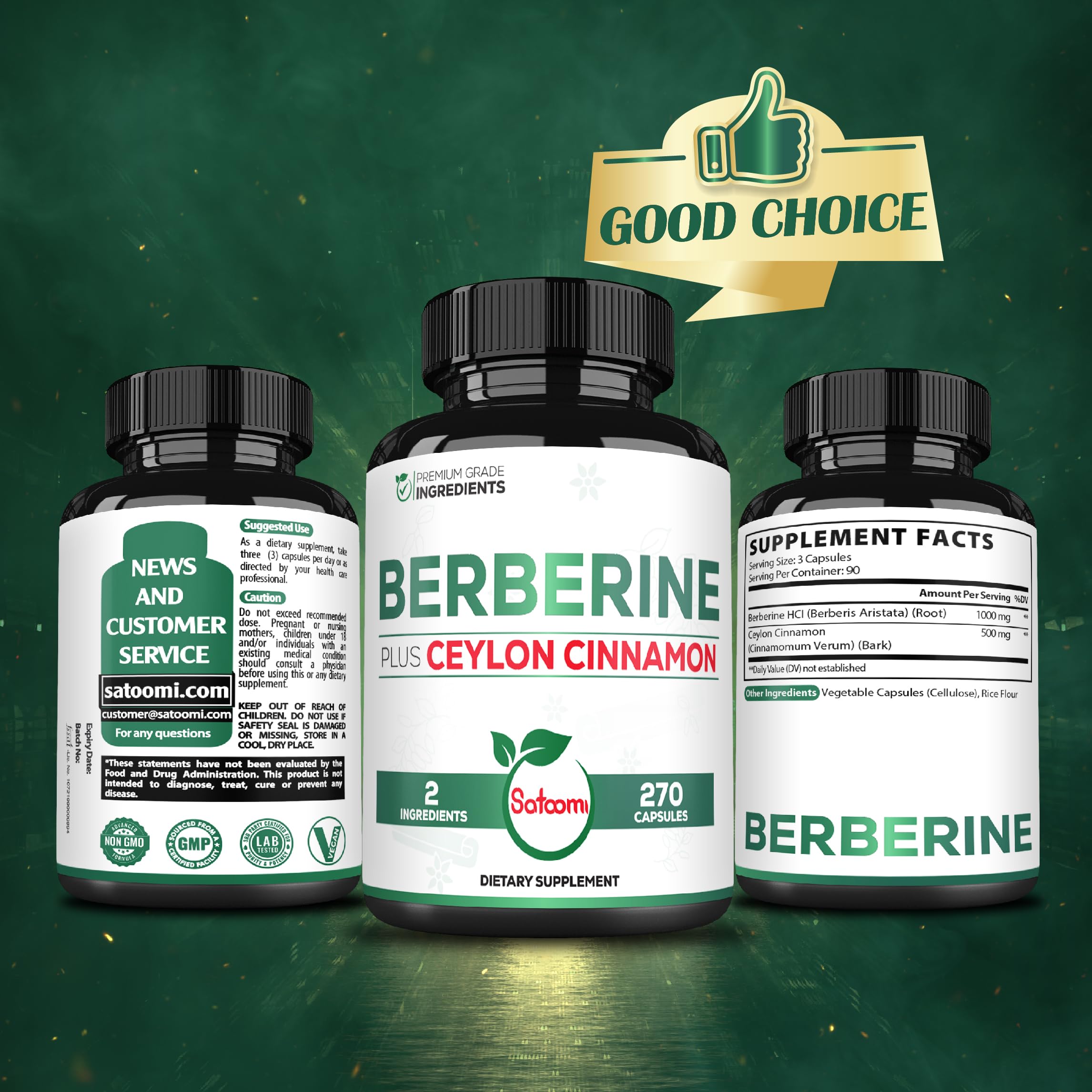 Satoomi Berberine Complex Plus Ceylon Extract lifestyle scene