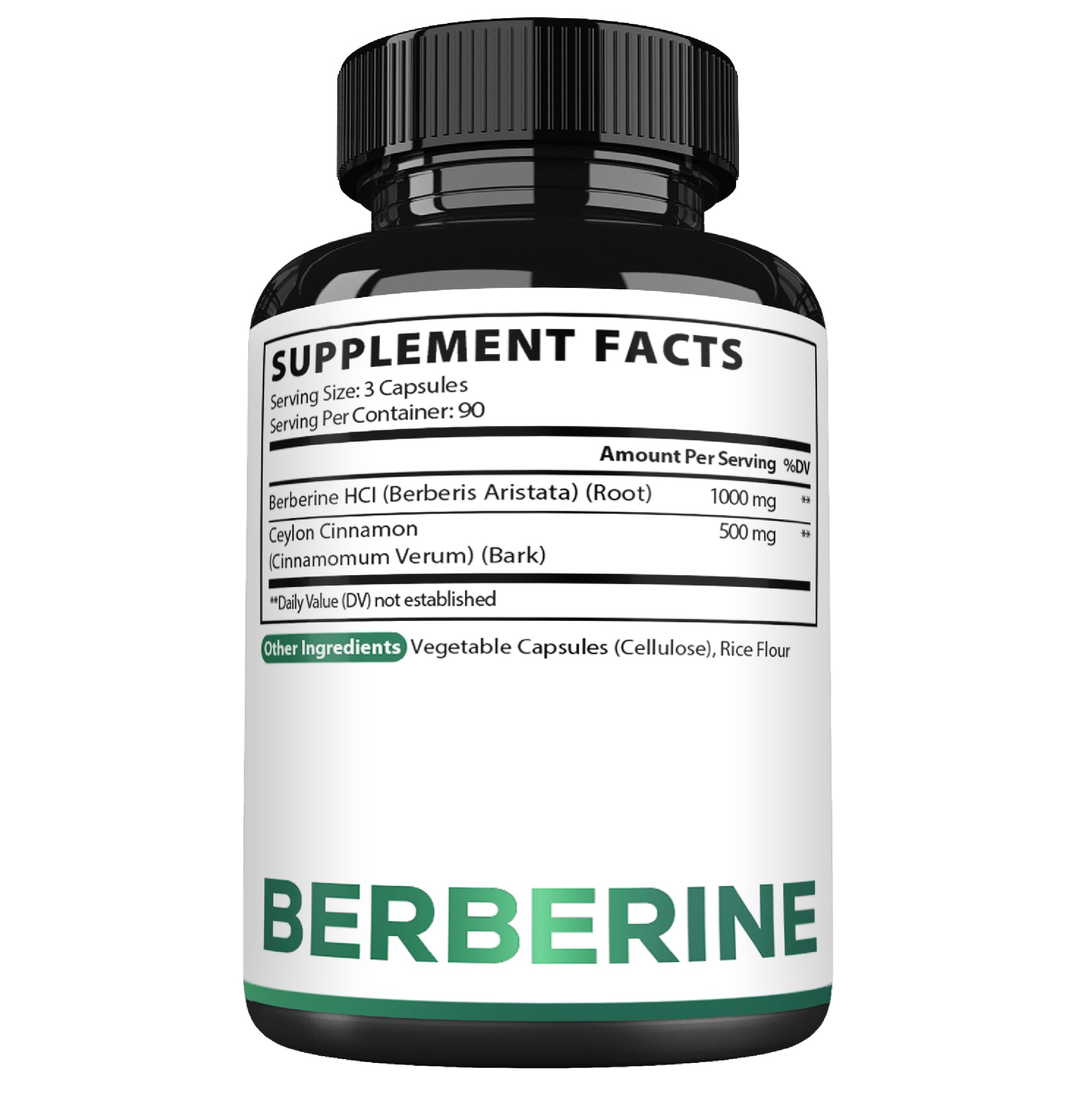 Satoomi Berberine Complex Plus Ceylon Extract nutritional information