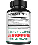 Satoomi Berberine HCl Supplement with water glass