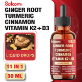 Satoomi Ginger Root Liquid Drops ingredients list