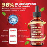 Satoomi Ginger Root Liquid Drops with measuring spoon