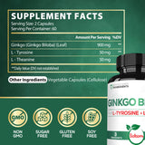 Satoomi Ginkgo Biloba Complex 120 capsules side view