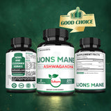 Satoomi Lions Mane Mushroom Complex capsules in a hand