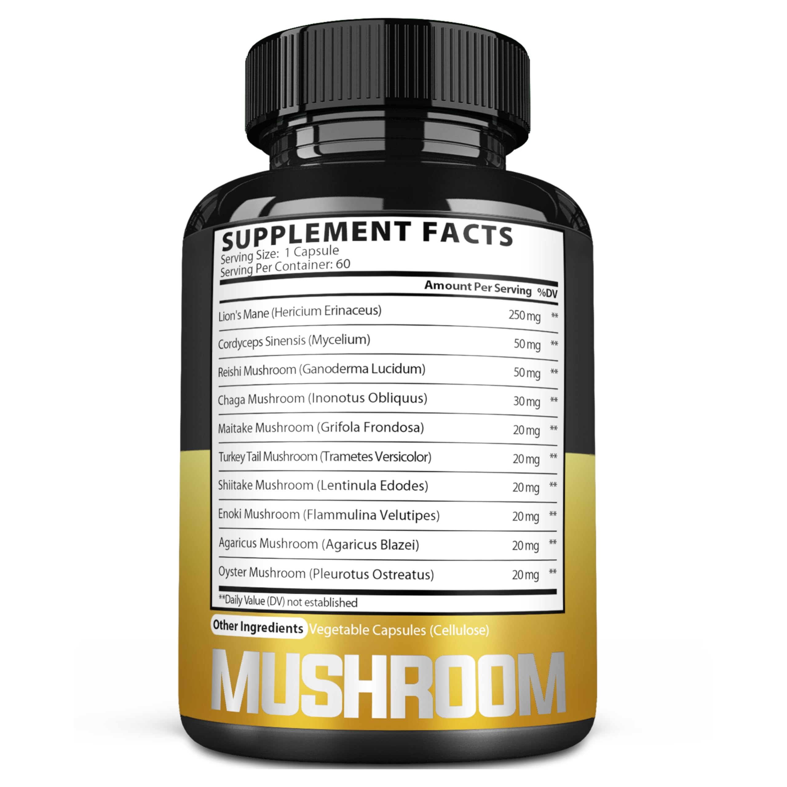 Satoomi Mushroom Supplement 10in1 formula graphic