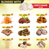 Satoomi Mushroom Supplement label details
