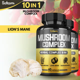 Satoomi Mushroom Supplement packaging side view