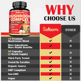 Satoomi Mushroom Supplement packaging side view