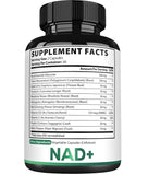 Satoomi NAD Nicotinamide Riboside Resveratrol 900mg supplement bottle back view
