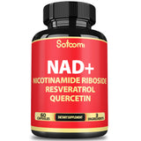 Satoomi NAD Nicotinamide Riboside Supplement bottle front view