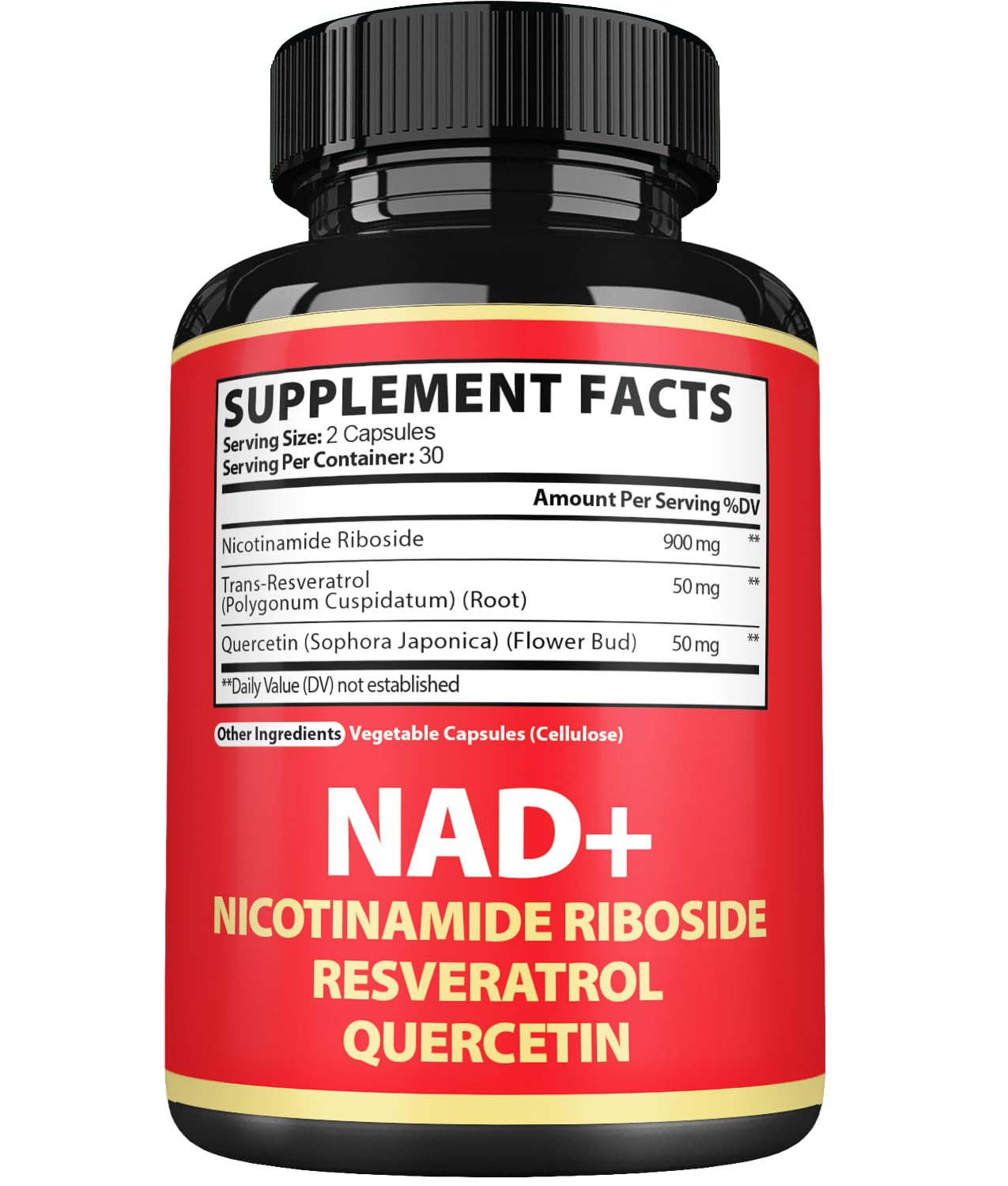 Satoomi NAD Nicotinamide Riboside Supplement nutritional information