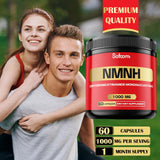 Satoomi NMN H Supplement capsules close-up