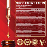 Satoomi NMNH Liquid Drops 30ml bottle with ingredients list