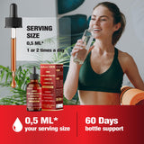 Satoomi NMNH Liquid Drops 30ml with lifestyle background