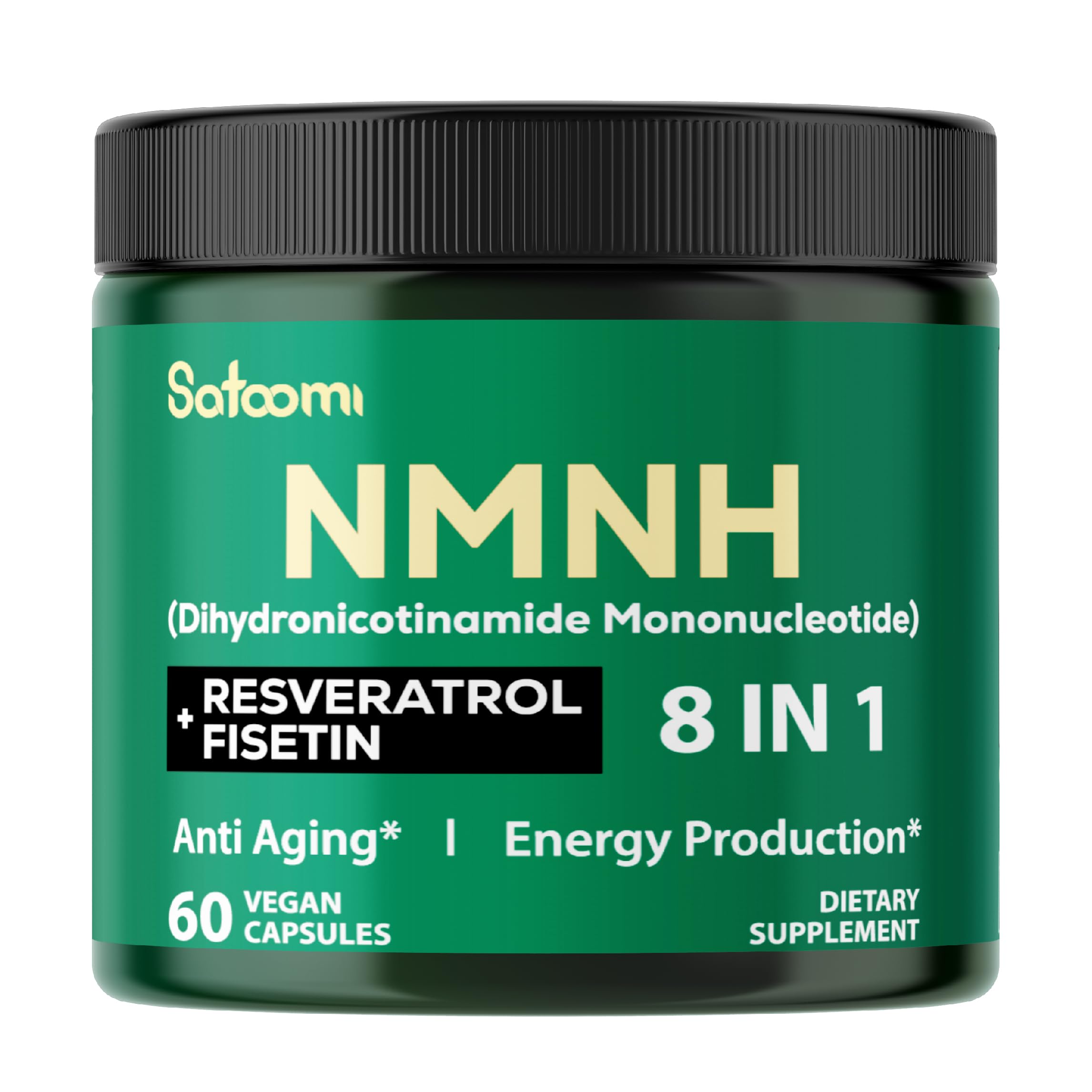 Satoomi NMNH Supplement 60 capsules front view