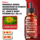Satoomi Rhodiola Rosea Tincture 30ml back view