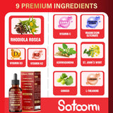 Satoomi Rhodiola Rosea Tincture 30ml side view