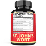 Satoomi St. John's Wort Herbal Supplement displayed with herbal plants