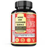 Satoomi Tribulus Terrestris Supplement capsules on a wooden surface