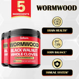 Satoomi Turmeric Capsules back view with ingredient list