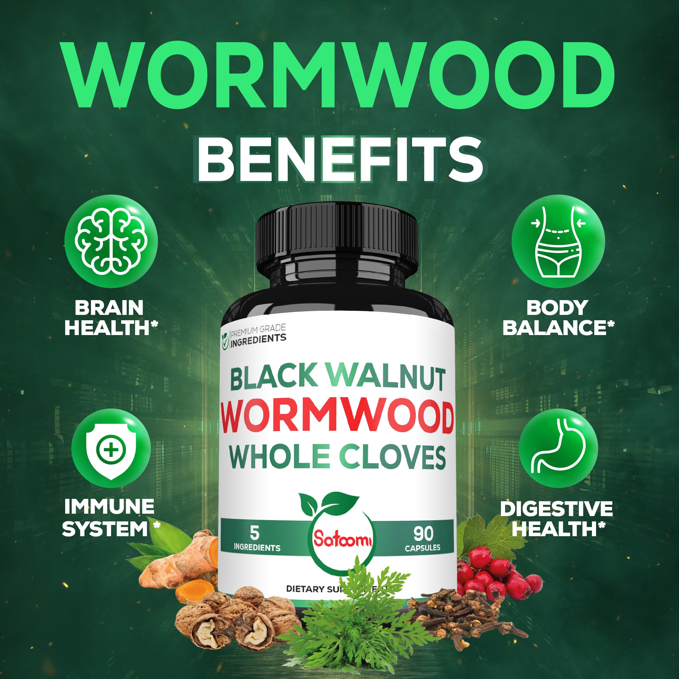 Satoomi Turmeric Capsules in a lifestyle setting