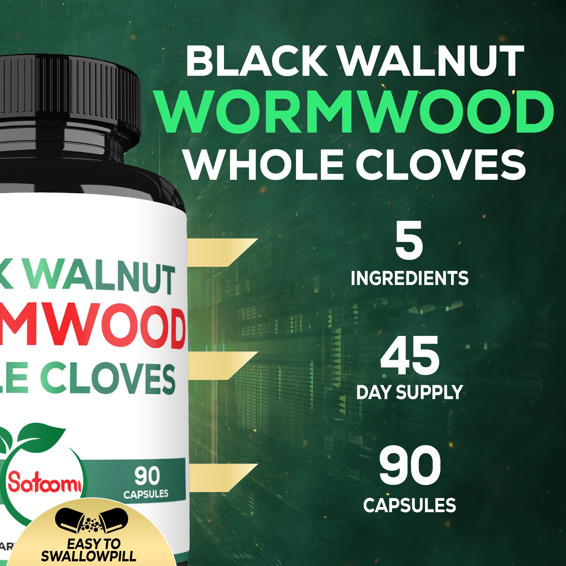 Satoomi Turmeric Capsules nutritional information