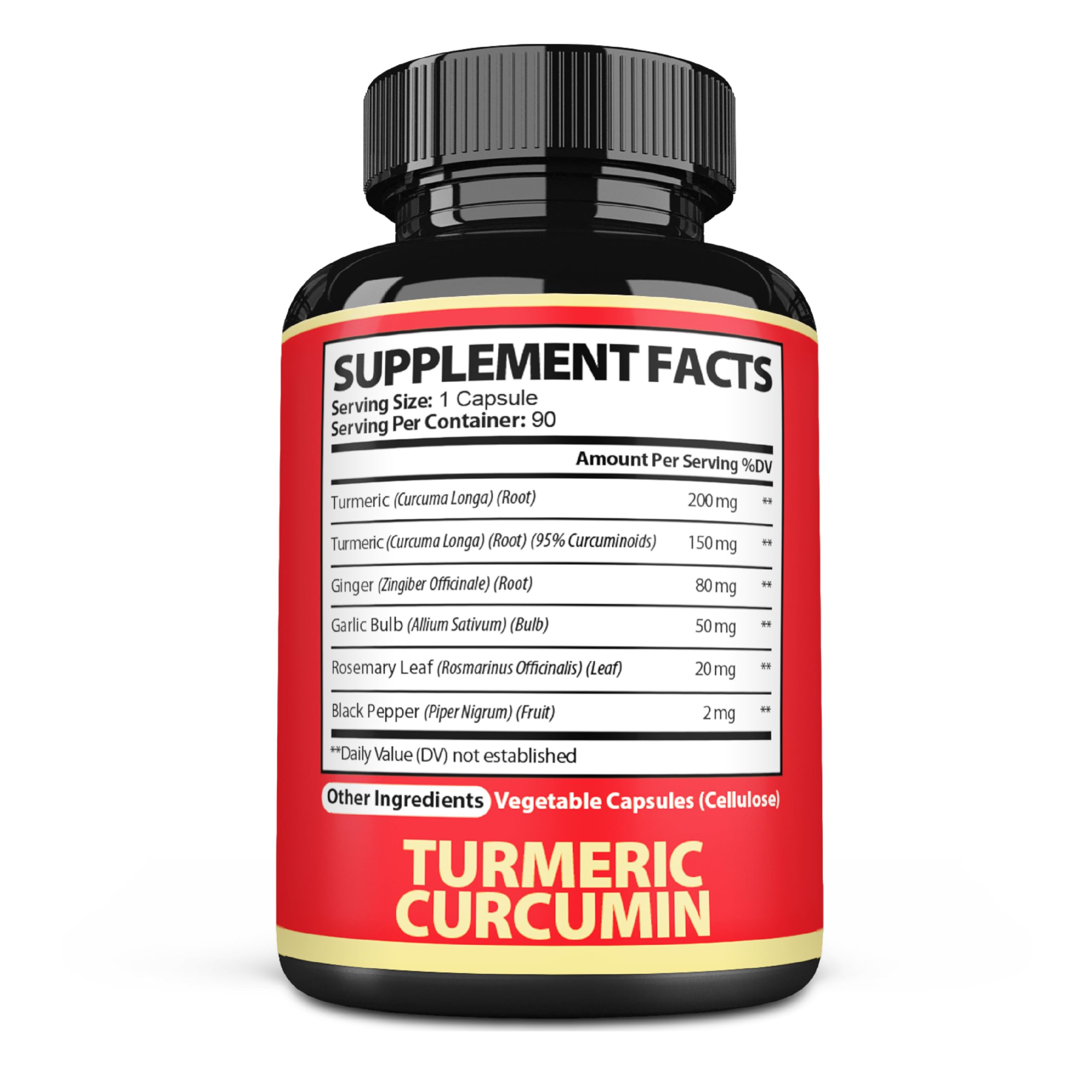 Satoomi Turmeric Supplement bottle back view