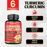 Satoomi Turmeric Supplement bottle side view