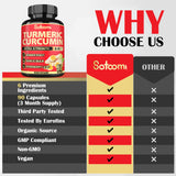 Satoomi Turmeric Supplement ingredients list