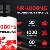 Satoomi Vitamin B3 (Niacin) capsules on a wooden surface