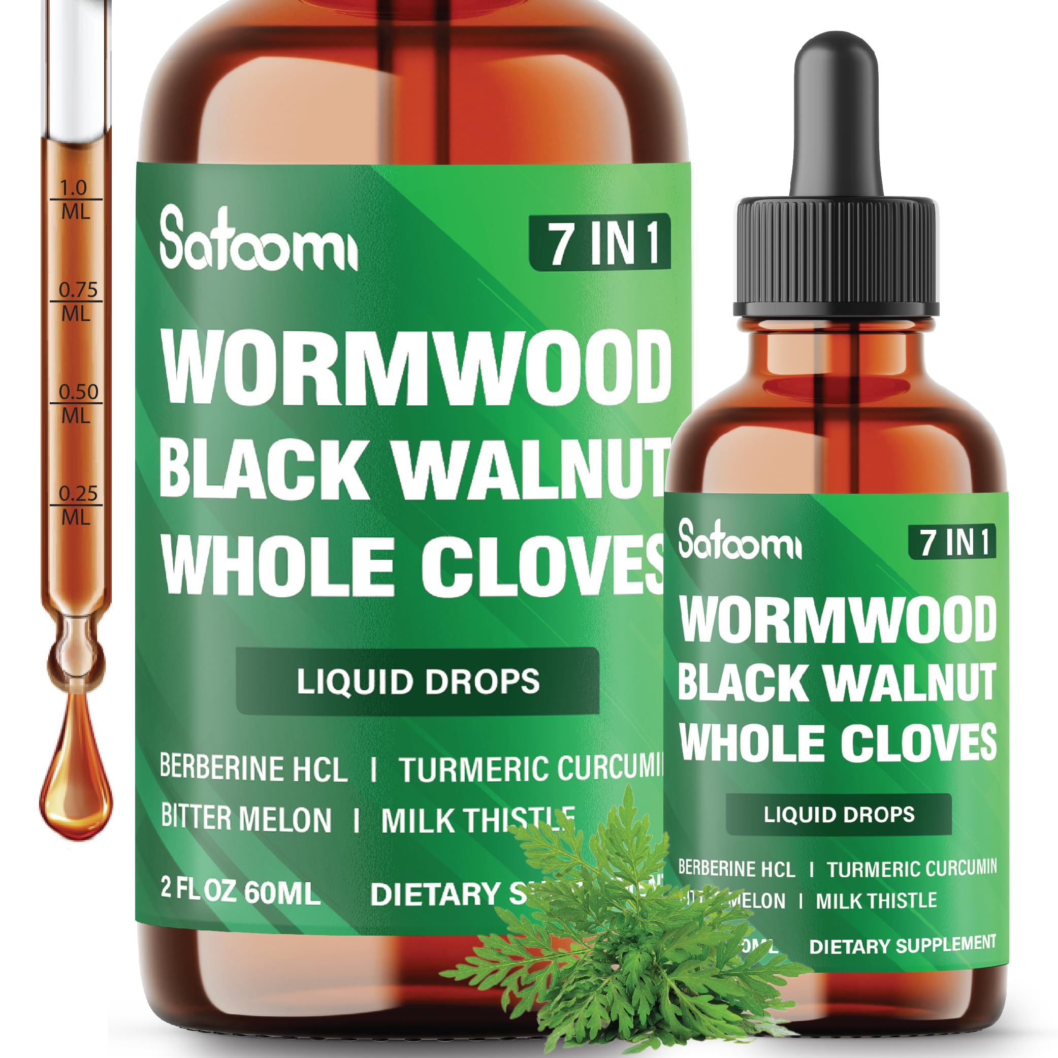 Satoomi Wormwood Complex Liquid 60ml bottle front view