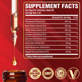 Satoomi Wormwood Liquid Drops 60ml bottle back view