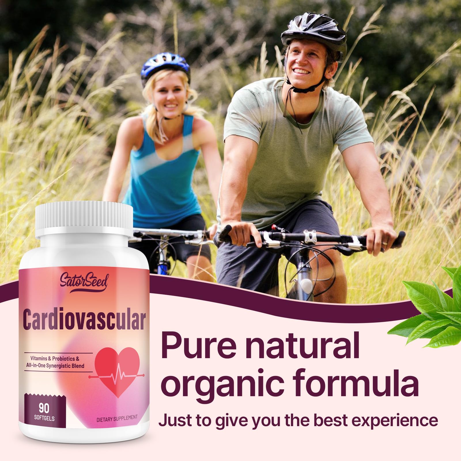 SatorSeed Blended Vitamin & Mineral Supplement softgels in a hand