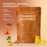 Savanna Skin Tanning Gummies ingredients list