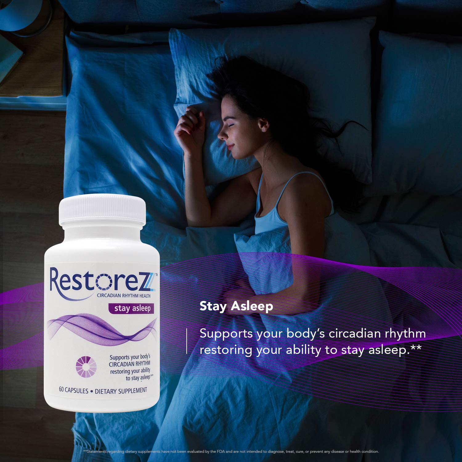 Savant Science RestoreZ Stay Asleep supplement back view