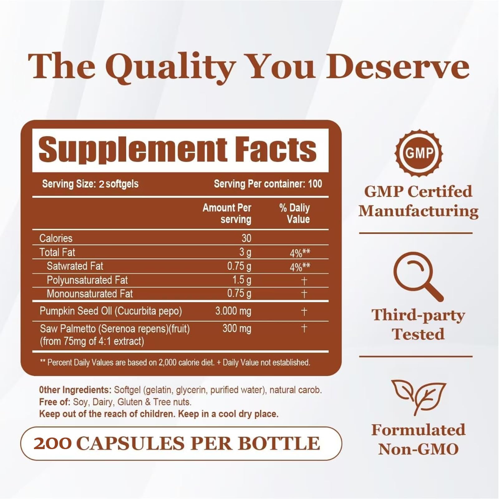 savari Pumpkin Seed Oil product shot with natural ingredients