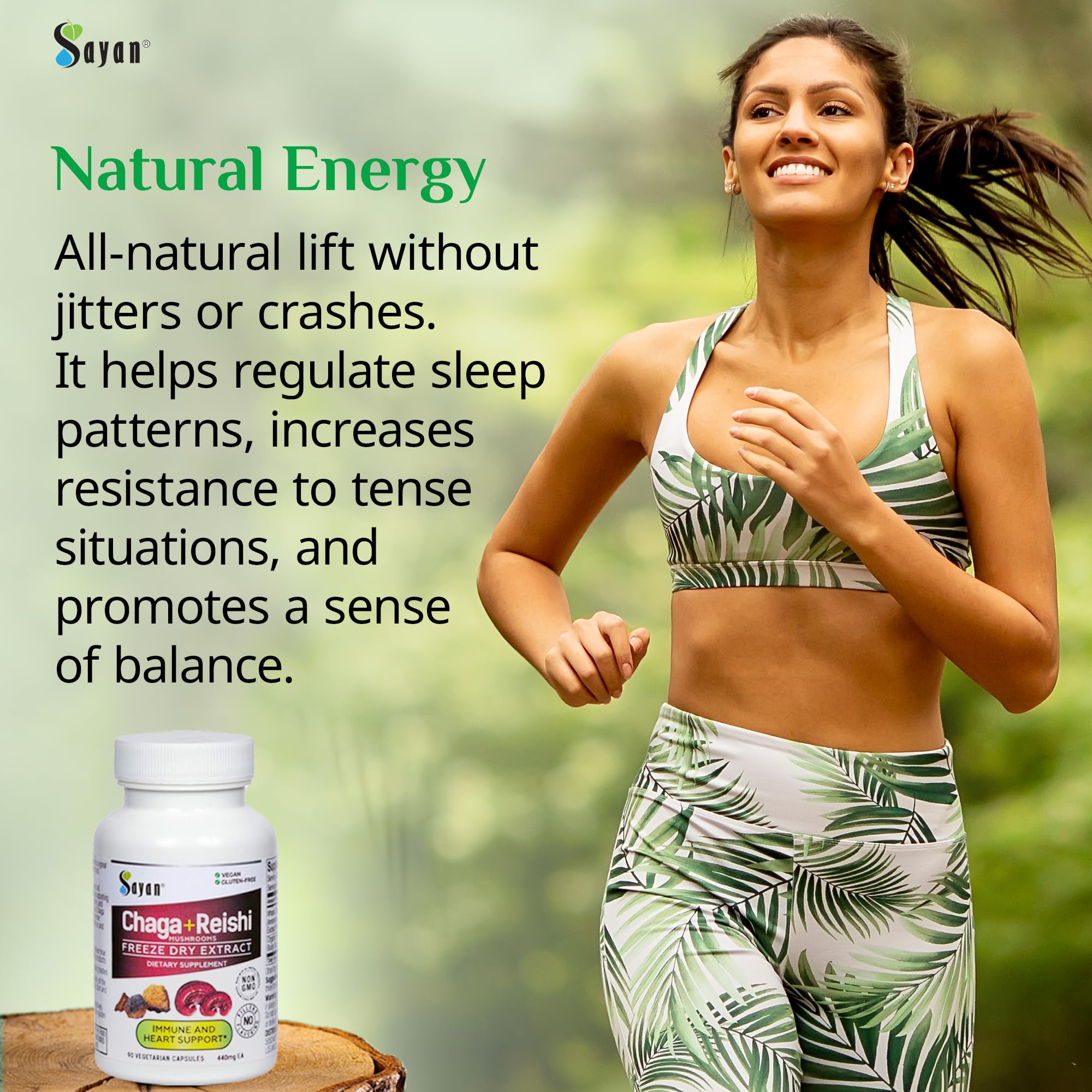 Sayan Chaga and Reishi Mushroom Extract 40g nutritional information