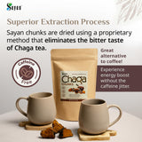 Sayan Chaga Mushroom Chunks natural texture