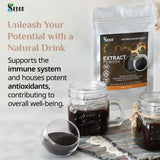 Sayan Chaga Mushroom Extract Powder scoop with powder