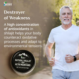 Sayan Shilajit Resin 73g displayed with other herbal supplements