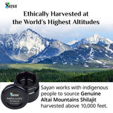 Sayan Shilajit Resin close-up of resin